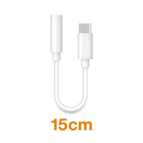 Aligator Audio adaptér USB-C na 3.5mm Jack biela (ADAU001)