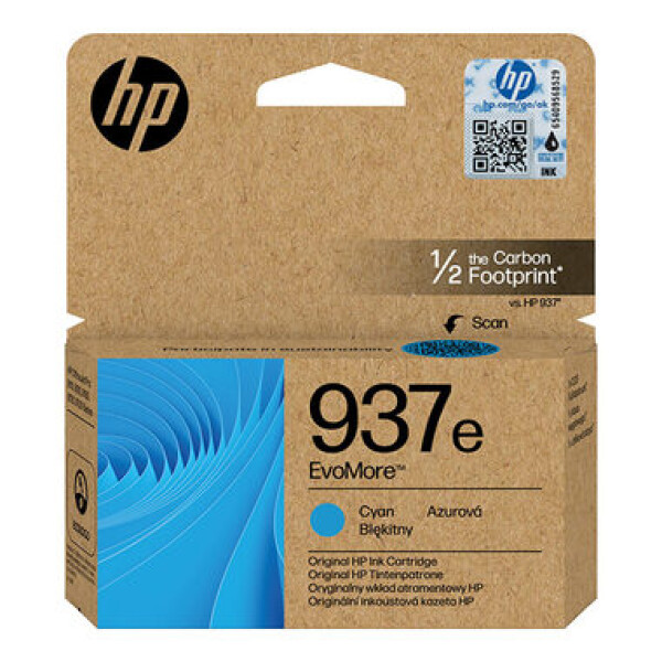 HP Toner HP 937e Cyan EvoMore