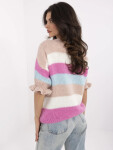 Jumper MI SW 1903.94 bielo-ružový jedna velikost