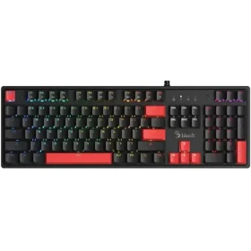 A4Tech Bloody S520N čierna / Herná klávesnica / mechanická / BLMS Red PLUS / RGB / USB (A4TKLA47737)