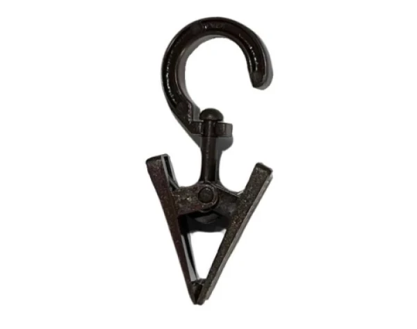 Háčiky so žabkami (10 ks) Lugano, farba orech%