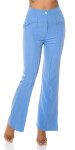 Elegant high-waisted business style flared pants XS