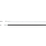 HELU 46301-100 vysokoteplotný drôt, SiD, 1 x 0.50 mm², čierna, 100 m; 46301-100