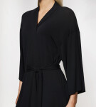 Dámsky župan Aura Spotlight - BLACK - black 0004 - TRIUMPH BLACK 4446