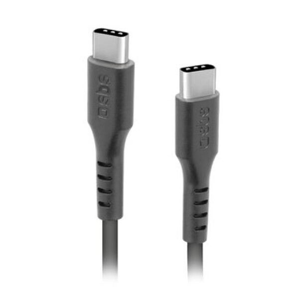 SBS 45W 3A PD kábel USB-C - USB-C 2m čierna (TECABLETC3A2K)