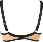 Dámska podprsenka V-10801 Čierna s béžovou - Axami 65C černá-béžová