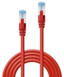 Lindy červená 3 m / Patch kábel / Cat6a S/FTP / RJ45-RJ45 / PIMF LSZH (47165)
