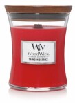 Woodwick Crimson Berries 275g - váza stredná / doba horenia: až 65h (5038581058078)