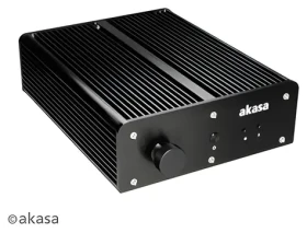 Akasa Pascal MC A-NUC22-M1B / Skriňa pre Intel NUC / Pasívne chladenie / IP65 / Hliníková (A-NUC22-M3B)