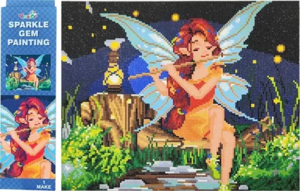 VIMALOR Diamantové maľovanie Víla