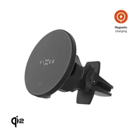 FIXED Držiak s bezdrôtovým nabíjaním MagRound 2 podpora MagSafe 15W Qi2 čierny (FIXMRO2-BK)