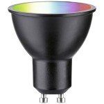 29148 Paulmann Home LED žiarovka GU10 En.trieda 2021: F (A - G) 4.8 W RGBW čierna (matná); 29148