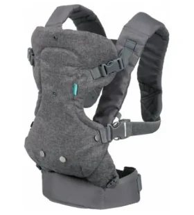 Infantino Flip Advanced 4in1 detské nosítko čierna / nastaviteľné / nosnosť 14.5 kg / 0+ rokov (1505204N)