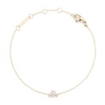 Daniel Wellington Pozlátený retiazkový náramok znamenia Váhy Crystal Zodiac DW00400913