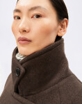 Armedangels Double-Breasted Wool Coat 3719 claystone melange S