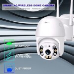 R2INVEST WIFI bezdrôtová otočná 2MPX full HD video monitorovacia kamera IR LED PIR