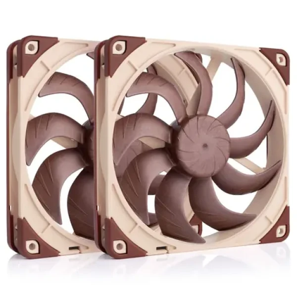 Noctua NF-A14x25 G2 Sx2-PP PWM (2ks) / 140 mm / SSO2 Bearing / 24.8 dB @ 1500 RPM / 155.6 m3h / 4-pin (NF-A14X25 G2 PWM SX2-PP)