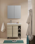 Kúpeľňová skrinka s umývadlom Naturel Lucca 79x70x45 cm dub mat LUCCA80D LUCCA80D