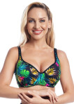 Vrchný diel plaviek Sumba P1201 Black and Green - Fantasy 75E