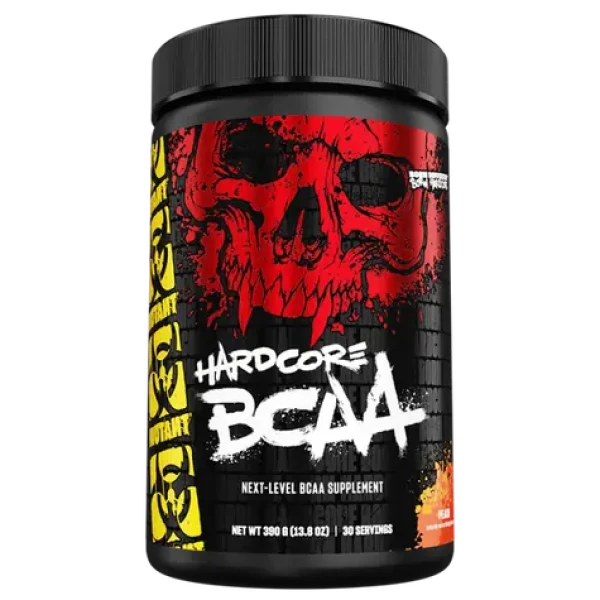 Mutant Hardcore BCAA - PVL (broskyňa, 390 g) (4671-4-348g-fuzzy-peach)