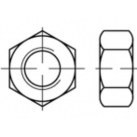 TOOLCRAFT TO-5416758 šesťhranné matice M22 ocel glavanizované zinkom 50 ks; TO-5416758