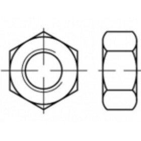TOOLCRAFT TO-5416023 šesťhranné matice M6 ocel glavanizované zinkom 1000 ks; TO-5416023
