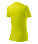 Základné tričko dámske limetkové 2XL