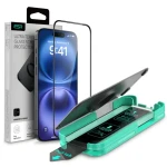 ESR Armorite čierna / Ochranné sklo / Apple iPhone 16 / s inštalačným rámčekom a aplikátorom (1D74100201)
