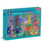 Mudpuppy Puzzle s lentikulárnym efektom Les vo dne aj v noci