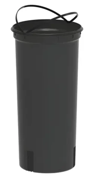 ALDA Vnútorná nádoba do odpadkového koša 30 l čierna / Vnútorná nádoba / plast / pre koše Eko, Swing, Prestige