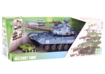 Mamido DIY vojenské vozidlo tank na rozmontovanie modrý so zvukmi sada autíčka
