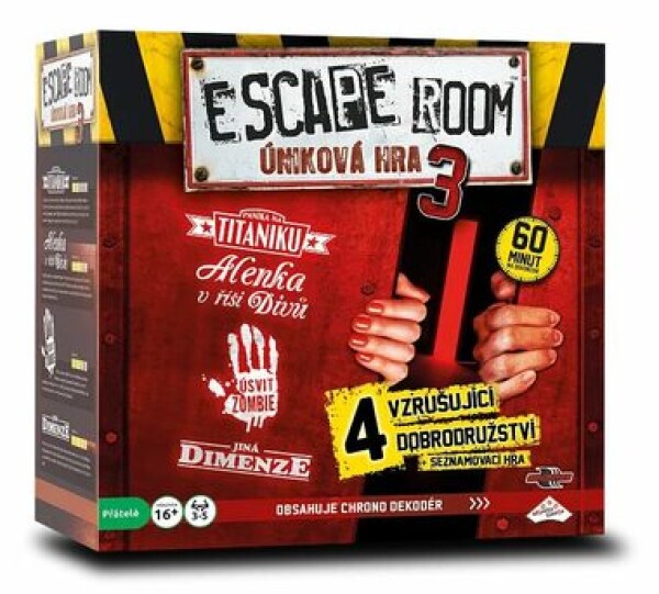 ADC Blackfire ESCAPE ROOM 3: úniková hra - 4 scenáre