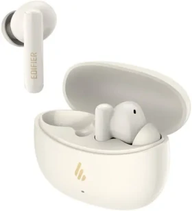 Edifier X5 Pre biele / bezdrôtové slúchadlá / mikrofón / TWS / Bluetooth 5.3 / IP55 / dobíjacie púzdro (X5 Pro ivory)