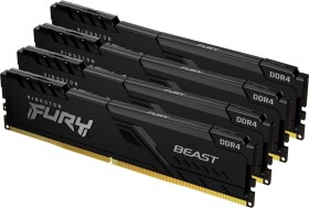 Kingston Fury Beast, DDR4, 64 GB, 2666MHz, CL16 (KF426C16BBK4/64)