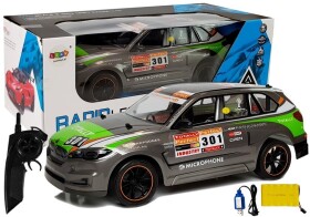 Mamido Športové auto na diaľkové ovládanie R / C 1:10 sivé