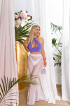 Sexy Koucla Musthave Neckholder Crop Top white Einheitsgroesse