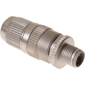 HARTING HARAX® M12-L dátový zástrčkový konektor pre senzory - aktory, 21032811405, piny: 4, 1 ks; 21032811405