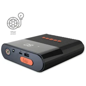 4smarts PitStop+ čierna / Štartovacia powerbanka / 8800 mAh / kompresor / svietidlo / 800A (456312)