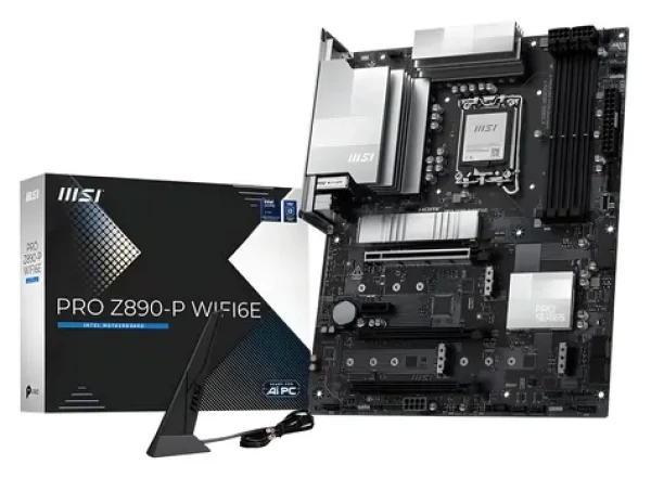 MSI PRE Z890-P WIFI6E / Základná doska / Z890 / LGA 1851 / 4X DDR5 / PCIe 5.0 x16 / 5GLAN / ATX (7E34-019R)
