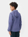 Chlapčenská bunda softshell 4FJSS23TSOFM091-32S denim 4F cm