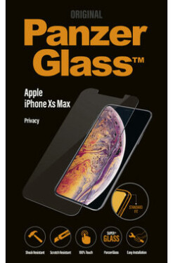 PanzerGlass Standard Fit Privacy Tvrdené sklo pre Apple iPhone XS Max číra (5711724126390)