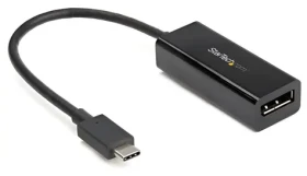 StarTech USB-C na DisplayPort čierna / Adaptér / 8K 30Hz / HBR3 (CDP2DP14B)