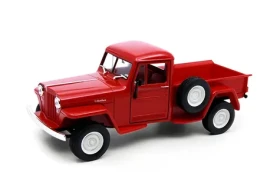 Welly Model auta Jeep Willys Pickup oranžová