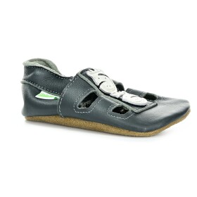 Hopi Hop Zebra sivé barefoot capáčky 21 EUR