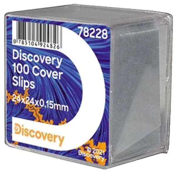 Discovery 100 Cover Slips / Krycie sklíčka k mikroskopu / 100 ks (78228)