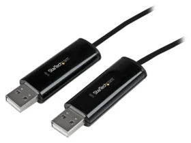 StarTech USB KM switch kábel čierna / Prepínač klávesnice a myši / USB / 1,8 m (SVKMS2)