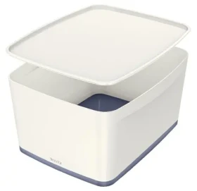 Leitz MyBox WOW Úložný box s vekom veľkosť L bielo-šedá (52161001)
