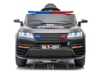 Mamido Detské elektrické autíčko Police čierne