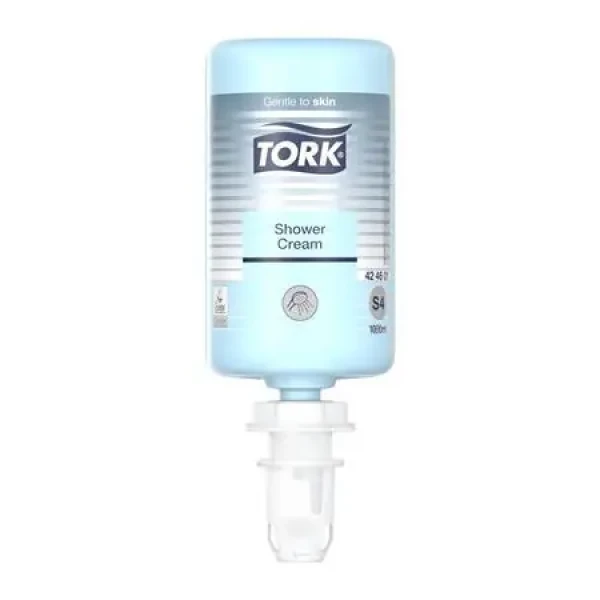 TORK Cream Shower 424601 svetlo modrá / Tekuté mydlo / 1 l / systém S4 (424601)
