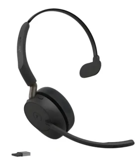 JABRA Evolve3 65 Mono MS Link 390a čierna / Mono náhlavná súprava / mikrofón / Bluetooth / USB-A / výdrž 59 h (36599-899-999)